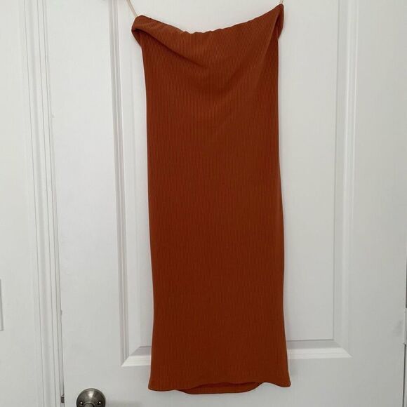 Haley & June Ring Cut Out Ribbed Dress Size L - Picture 5 of 5